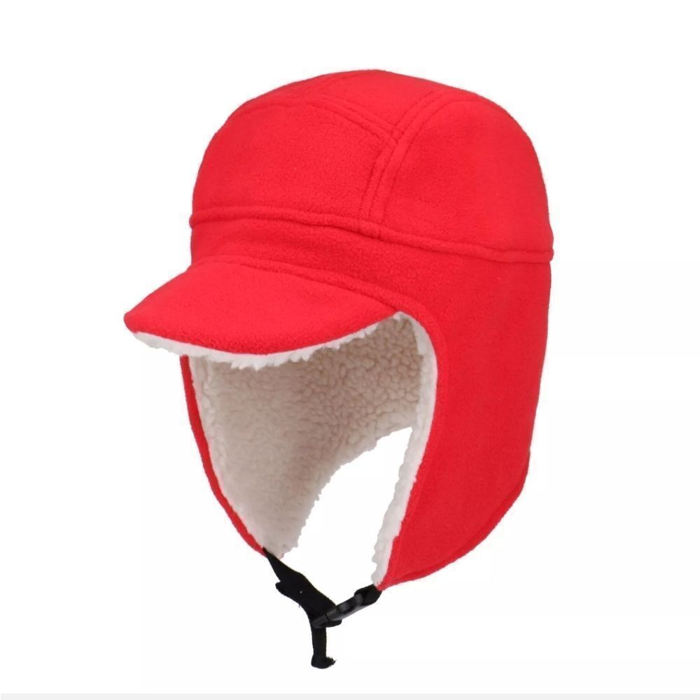Cold Winter Trapper Hunting Hat with Visor Windproof Warm Russian Earflap Caps